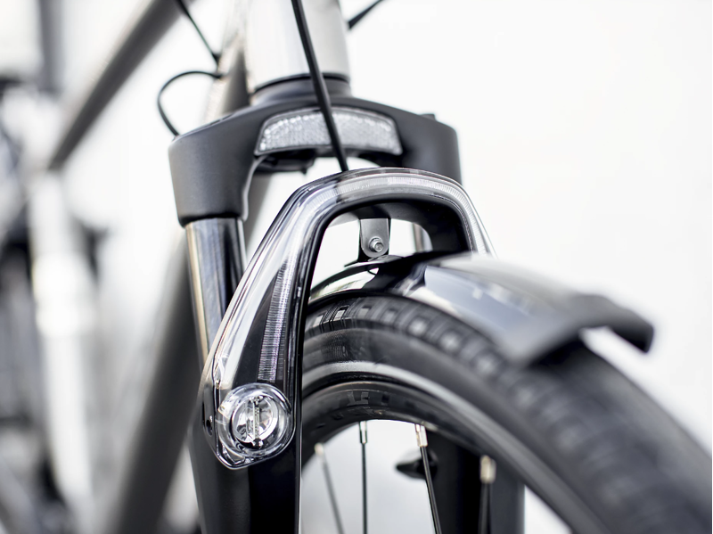 Trek Verve 3 EQ Hybrid Bike 2022 in Grey-2